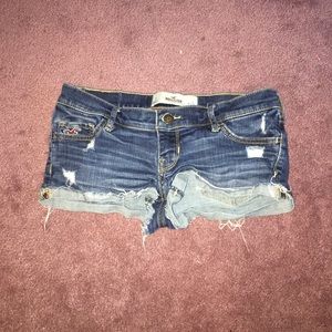 Hollister jean shorts
